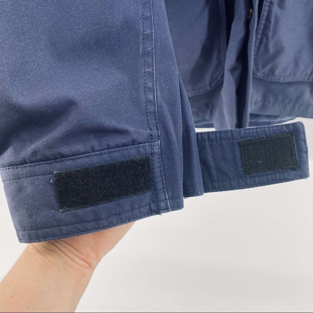 Eddie Bauer Blue Zip Snap Nylon Lined Jacket - Picture 7 of 16